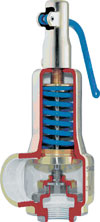 The Spirax Sarco SV615 spring loaded full lift safety valve